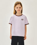 KIDS SMALL CLASSIC LOGO RINGER TEE IN LIGHT PURPLE image 12