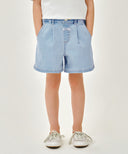 KIDS W DENIM SHORTS IN LIGHT BLUE image 13