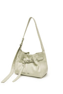 BELTED VOLUNN SMALL BUCKET BAG IN IVORY image 2
