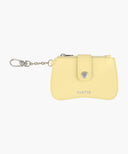 REGULAR LOGO PEANUT KEYRING WALLET IN LIGHT YELLOW image 6