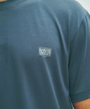 MARITHE SPORT CLASSIC LOGO TEE IN VINTAGE BLUE