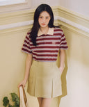 W COTTON CARGO MINI SKIRT IN BEIGE image 20