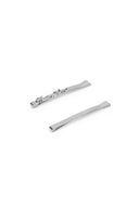 MATIN LOGO BOBBY PIN SET IN SILVER image 4