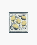 SUMMER PATTERN SILK SCARF IN NAVY image 6