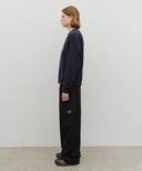 CLASSIC LOGO ONE TUCK CARGO SWEAT PANTS IN BLACK image 4