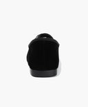 W CROSS BANDING VELVET FLAT SHOES IN BLACK image 17