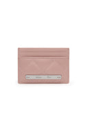 PUFF QUILT CARD WALLET IN PINK image 5