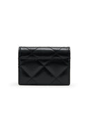 PUFF QUILT WALLET IN BLACK image 8