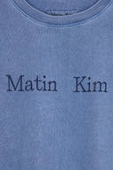 PIGMENT LOGO CROP TOP IN POWDER BLUE image 4