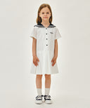 KIDS W SAILOR MARINE DRESS IN WHITE image 12