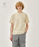 AEROCOOL SMALL CLASSIC LOGO TEE IN BEIGE image 11