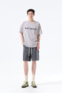 APPLIQUE FELT LOGO TOP FOR MEN IN GRAY image 9