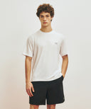 MARITHE SPORT CLASSIC LOGO TEE IN WHITE
