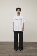 STAMP LOGO GRAPHIC OVERSIZE TOP FOR MEN IN WHITE image 5