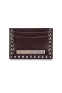 WESTERN STUD CARD WALLET IN BROWN image 1