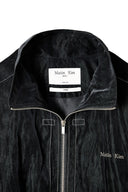 STITCH POINT HIGH NECK JUMPER IN BLACK image 3