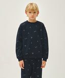 KIDS ALL OVER SWEATSHIRTS IN NAVY image 10