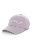 APPLIQUE FELT LOGO BALL CAP IN LILAC image 7