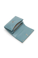 PUFF QUILT WALLET IN BLUE image 4