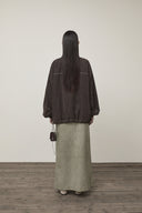 STITCH POINT HIGH NECK JUMPER IN BROWN image 7