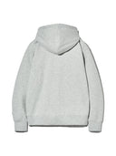 CLASSIC LOGO HOODIE IN LIGHT HEATHER GREY
