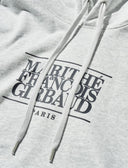 CLASSIC LOGO HOODIE IN LIGHT HEATHER GREY