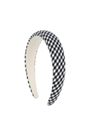 KIDS W CIRCLE LOGO HAIR BAND IN BLACK