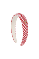 KIDS W CIRCLE LOGO HAIR BAND IN RED