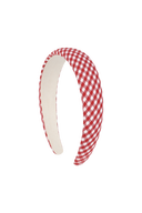 KIDS W CIRCLE LOGO HAIR BAND IN RED