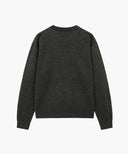 DOODLE BEAR SWEATER IN CHARCOAL GREY