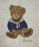 DOODLE BEAR SWEATER IN IVORY