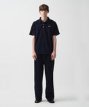 M HAIRY COLLAR TEE IN NAVY