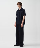 M HAIRY COLLAR TEE IN NAVY