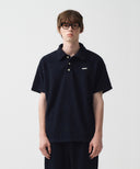 M HAIRY COLLAR TEE IN NAVY