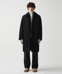 FAUX FUR LONG COAT IN BLACK