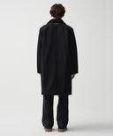 FAUX FUR LONG COAT IN BLACK