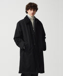 FAUX FUR LONG COAT IN BLACK