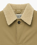 FAUX FUR LONG COAT IN BEIGE
