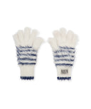 CLASSIC LOGO FLUFFY GLOVE IN IVORY