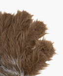 CLASSIC LOGO FLUFFY GLOVE IN BROWN
