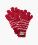 CLASSIC LOGO FLUFFY GLOVE IN RED