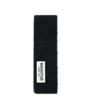 REGULAR LOGO TIE MUFFLER IN BLACK