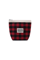 CLASSIC LOGO POUCH (FLANNEL) IN RED