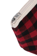 CLASSIC LOGO POUCH (FLANNEL) IN RED