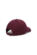 REGULAR LOGO STITCH BALL CAP IN BURGUNDY