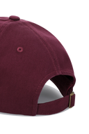 REGULAR LOGO STITCH BALL CAP IN BURGUNDY
