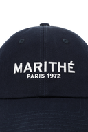 REGULAR LOGO STITCH BALL CAP IN NAVY