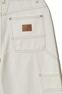 W CARPENTER DENIM PANTS IN ECRU