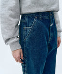 W CARPENTER DENIM PANTS IN BLUE