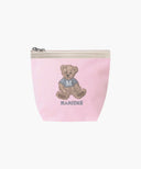 DOODLE BEAR POUCH IN PINK